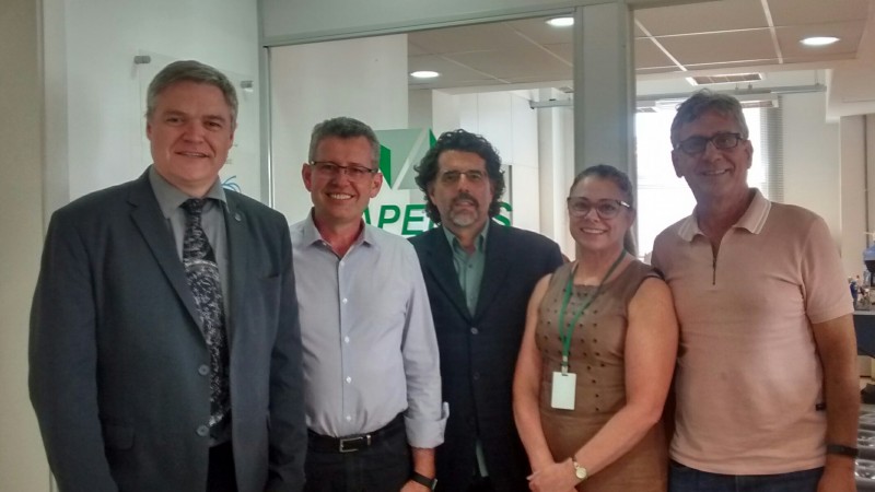 imagem do secretário, diretor Odir, diretor Fernando Mattos, diretora Patrícia e do diretor Gervásio