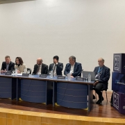 Mesa de abertura com autoridades