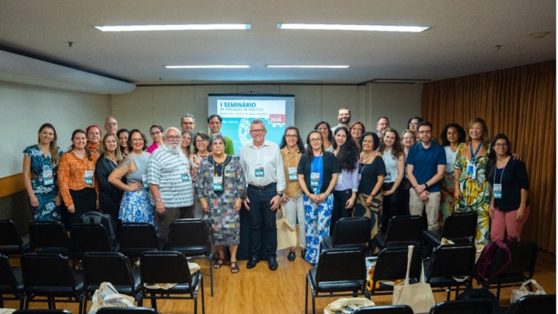 Foto dos participantes do Seminário