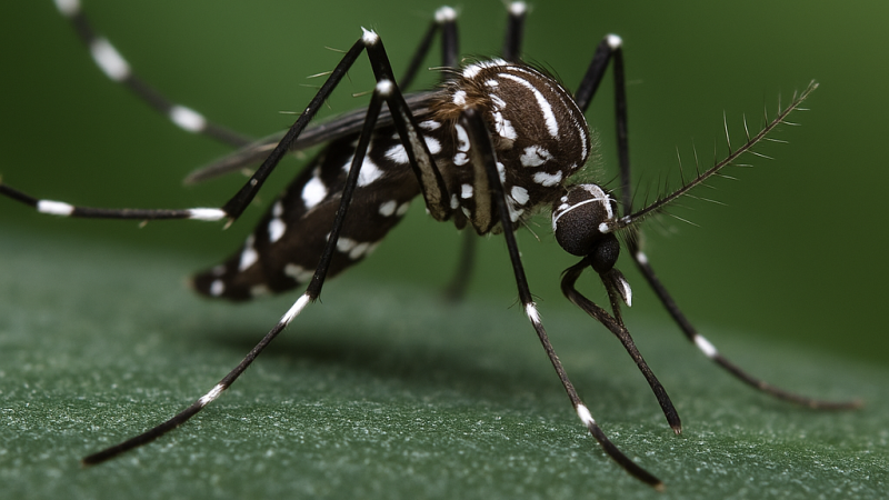 Foto do mosquito Aedes